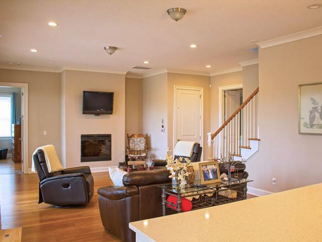 ENERGY STAR-rated LED lighting was used throughout the home.