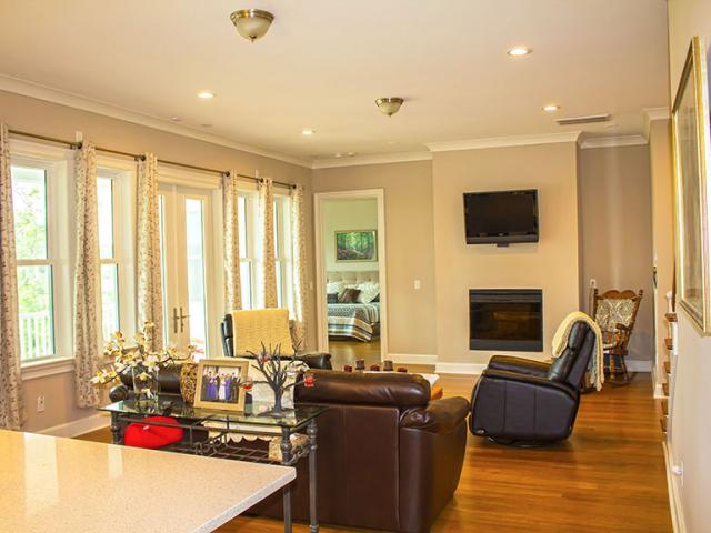 The impact-resistant triple-pane windows have an insulating argon gas fill between the panes. Low-emissivity coatings reflect heat to help keep the home warmer in winter and cooler in summer; the coatings also block 99% of damaging ultraviolet light.