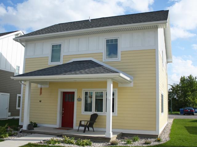 Habitat for Humanity, Grand Traverse Region, built this 1,352-square-foot home in Traverse City, Michigan, to the performance criteria of the U.S. Department of Energy Zero Energy Ready Home (ZERH) program.