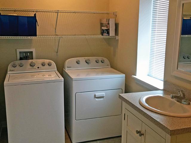 ENERGY STAR laundry equipment helps to save energy and water.
