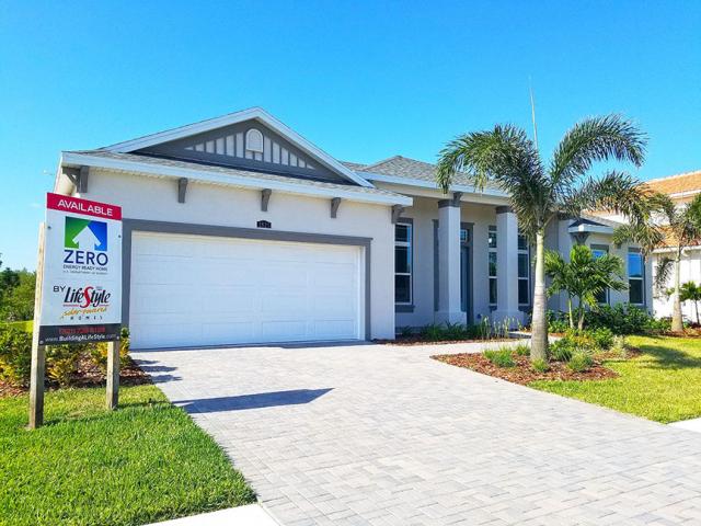 LifeStyle Homes built this 2,104-square-foot home in Melbourne, Florida, to the performance criteria of the U.S. Department of Energy Zero Energy Ready Home (ZERH) program.