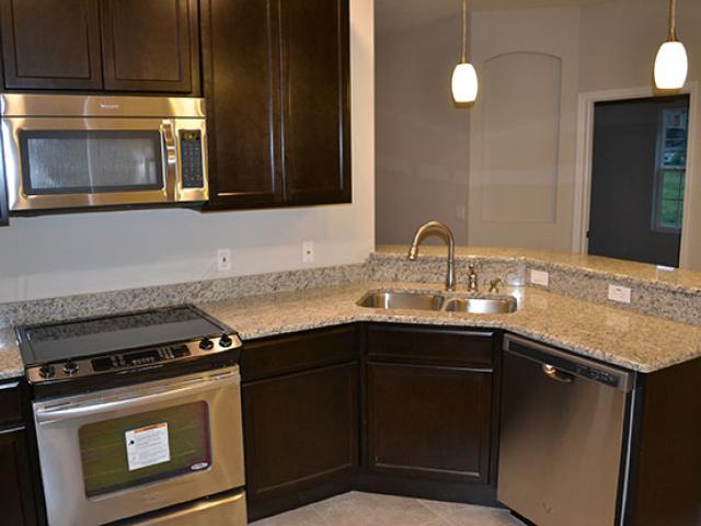 The home's dishwasher, refrigerator, and water heater are ENERGY STAR-rated appliances, while all of the home's lighting uses advanced LED technology and all of the fixtures are surface mounted. No recessed can lights means less opportunity for conditioned air to leak into the attic.