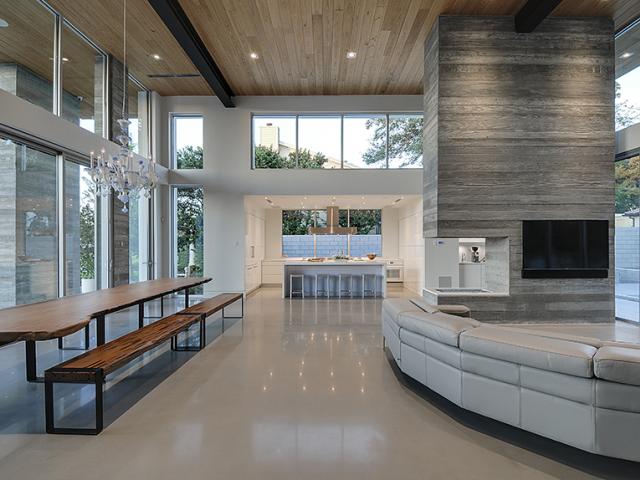 The home was equipped with a high-efficiency ENERGY STAR refrigerator and dishwasher for energy and water savings.