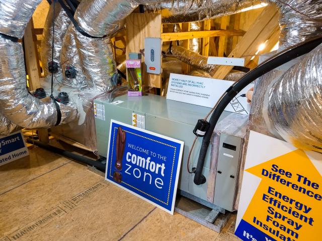 2024-Providence-9-Cond Attic HVACchoc bunny display