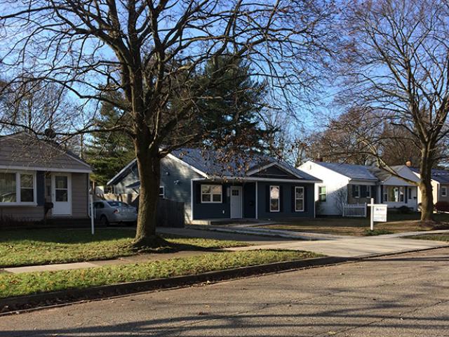 The energy-efficient home fits into the neighborhood from an architectural perspective but is a standout in energy efficiency, costing its homeowners about $60 a month in energy bills.