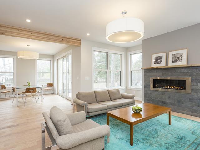 All of the home's light fixtures are equipped with LED bulbs including the ENERGY STAR-rated ceiling fan.