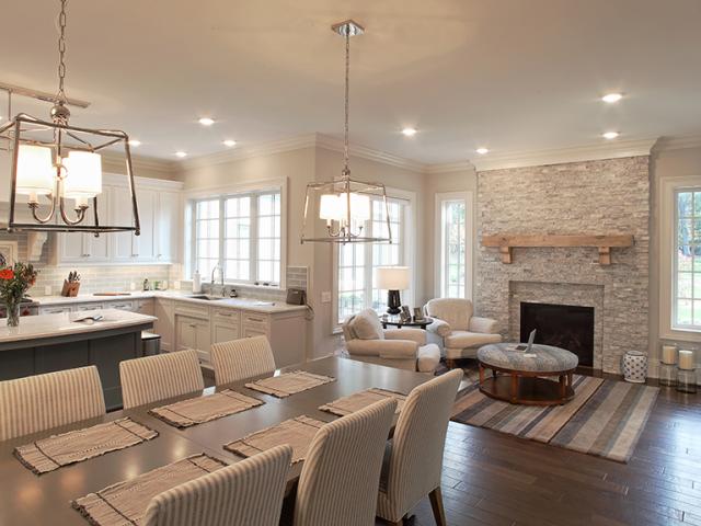 Nearly all of the home's lights are LED based for energy and cooling savings.