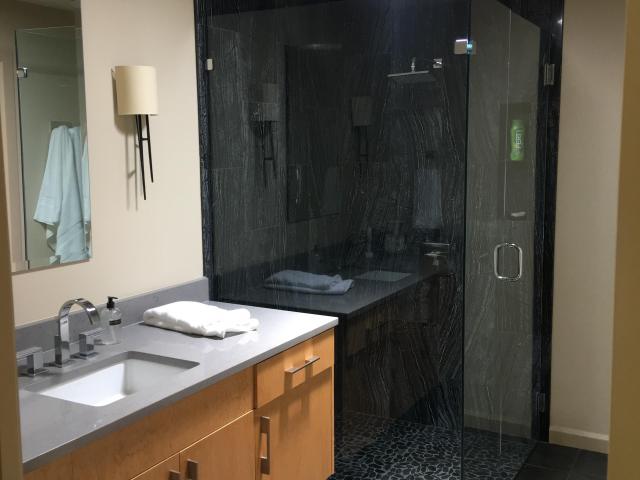 WaterSense-labeled fixtures reduce water usage while solar tubes provide electricity-free lighting in the bathrooms.