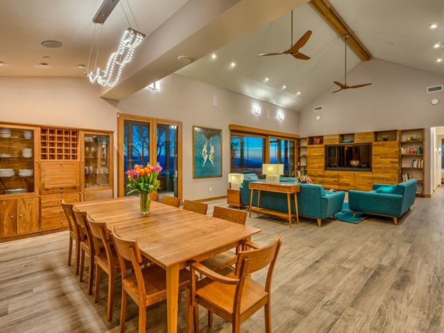 ENERGY STAR ceiling fans and triple-pane tilt-and-turn windows help reduce the need for air conditioning.