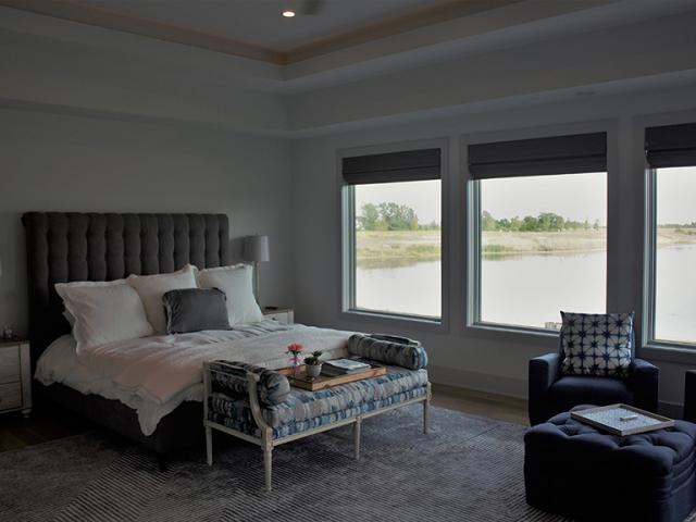 No- and low-VOC products and finishes, an active radon mitigation system, very tight air-sealing, and a filtered fresh air intake help contribute to clean indoor air in the EPA Indoor airPLUS certified home.