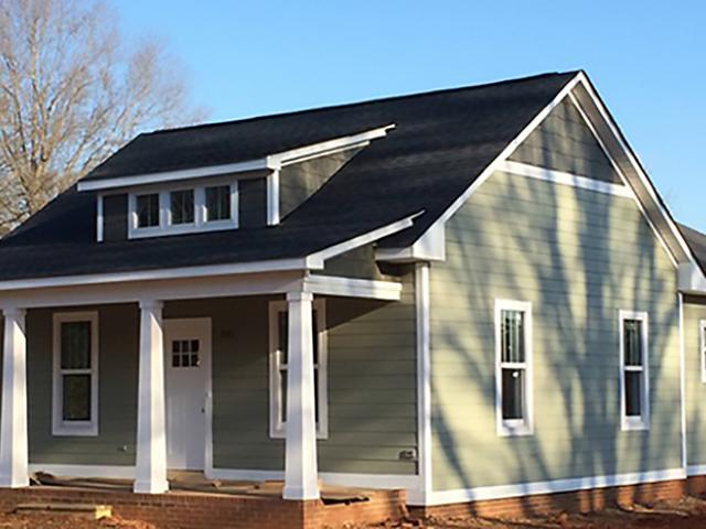 Volunteers helped construct this energy-efficient, moisture- and pest-resistant home that should provide its new owners with a comfortable place and low utility bills for years to come.