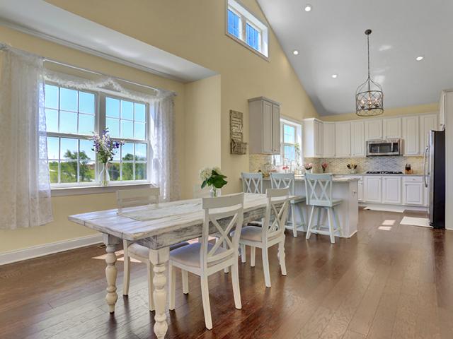 Strategically placed high-efficiency, double-pane, low-e, argon-filled windows (U=0.25, SHGC=0.29) bring natural light into the home.