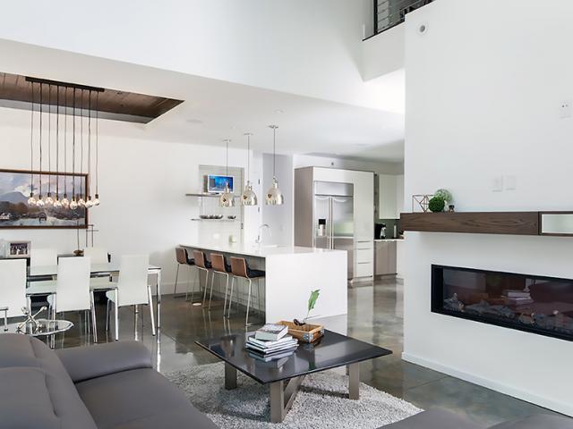 Thorough air-sealing helps keep humidity, pollen, dust, and drafts out of the high-performance home.