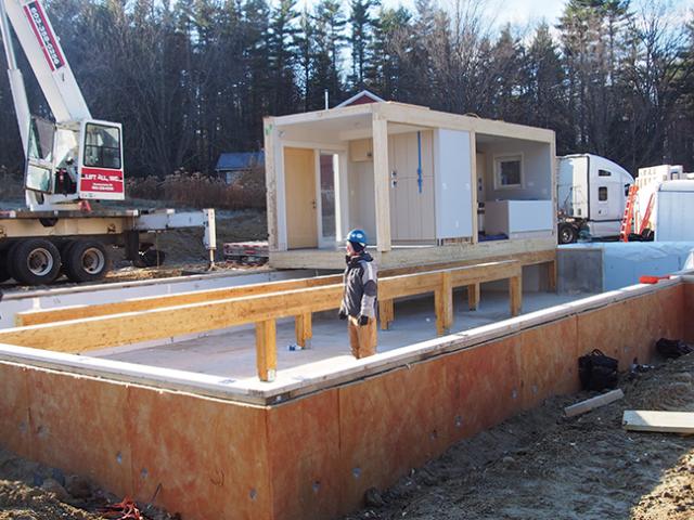 The walls of the crawlspace were insulated with 3 inches of XPS rigid foam (R-15) and an additional 3 inches of rigid foam covered the ground under the entire crawlspace slab.
