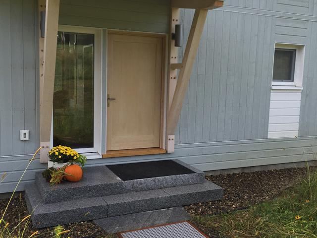 The owners of this energy-efficient home can expect to save $2,200 per year in energy costs compared to a home built just to code.