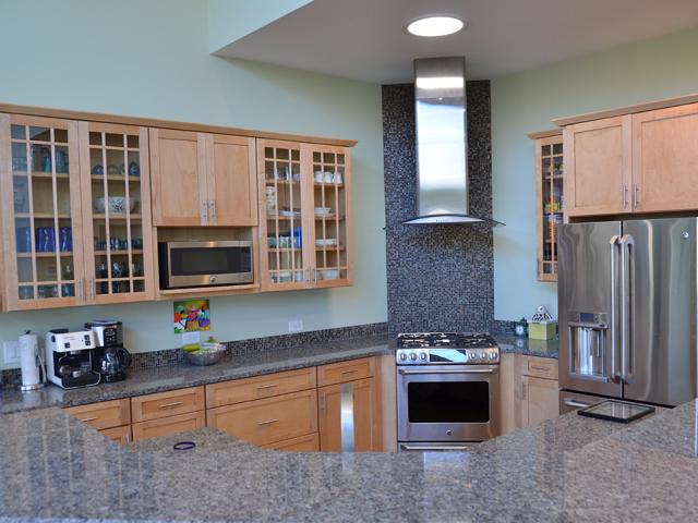 The home was equipped with a high-efficiency ENERGY STAR refrigerator and dishwasher for energy and water savings.