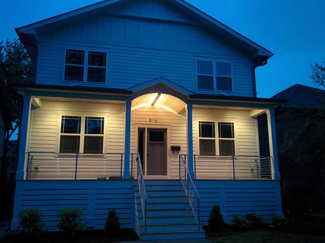 Nearly all of the home's lighting is provided by ultra-efficient light emitting diode (LED) lamps.