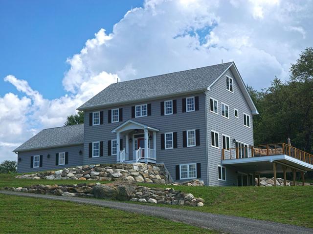 Greenhill Contracting built this 3,912-square-foot house in Esopus, New York, to the performance criteria of the U.S. Department of Energy Zero Energy Ready Home (ZERH) program, resulting in an estimated energy cost savings of nearly $5,400 per year compared to minimally code-compliant house.