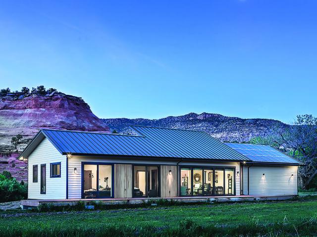 Mantell-Hecathorn Builders built this 1,559-square-foot home in Durango, Colorado, to the performance criteria of the DOE Zero Energy Ready Home (ZERH) program.