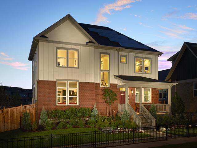 Thrive Home Builders constructed this 3,322-square-foot home in Denver, Colorado, to the performance criteria of the DOE Zero Energy Ready Home (ZERH) program.