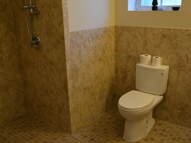 The home's water conservation features include low-flow showerheads and water faucets and EPA WaterSense-rated toilets.