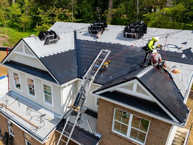 2024-Beazer-10-Tesla solar roof tile install