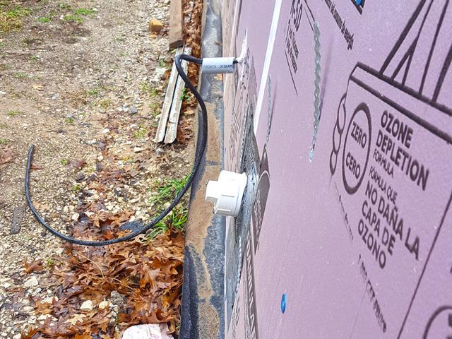 Taped rigid foam provides a continuous layer of thermal, moisture, and air protection around the home.