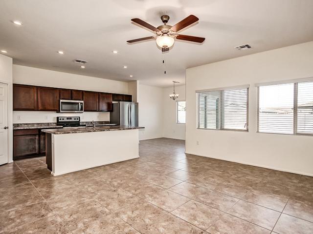 ENERGY STAR ceiling fans and all LED lighting add to energy savings while reducing the cooling load in these Phoenix homes.