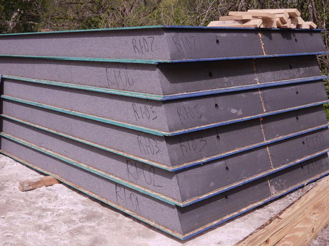 Graphite-enhanced structural insulated panels come to the job site pre-cut and ready for quick assembly into an airtight, continuously insulated structure.