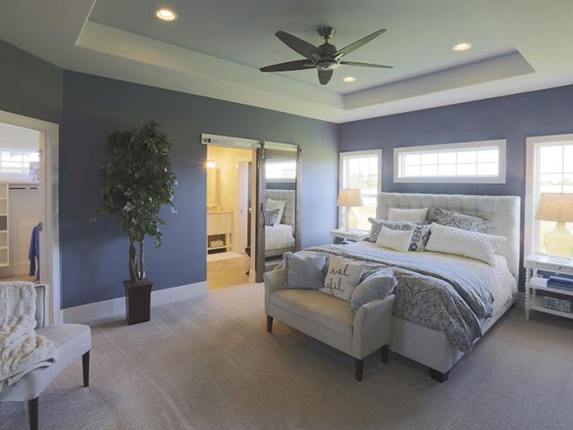 LED lighting and ENERGY STAR ceiling fans reduce the cooling load and utility bills.