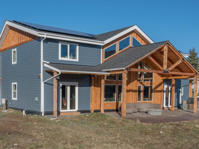 With the 10-kW of solar panels installed on the roof, the super-efficient home is expected to have utility bills of about $90 per year.