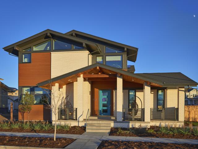 Thrive Home Builders built this 5,142-square-foot production home in Denver, Colorado, to the high performance criteria of the U.S. Department of Energy Zero Energy Ready Home (ZERH) program.