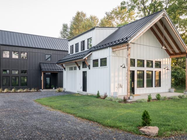 Envinity built this custom 891-square-foot cottage and 3,160-square-foot house in State-College, Pennsylvania, to the high performance criteria of the U.S. Department of Energy’s Zero Energy Ready Home (ZERH) program.