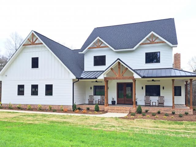 S.D. Jessup Construction built this 6,143-square-foot custom home in Rockwell, North Carolina, to the high performance criteria of the U.S. Department of Energy’s Zero Energy Ready Home (ZERH) program.