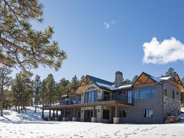 SummitRidge Custom Homes built this 4,330-square-foot custom home in Pine, Colorado, to the high performance criteria of the U.S. Department of Energy’s Zero Energy Ready Home (ZERH) program.