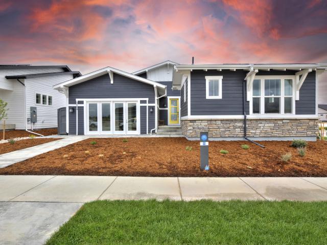 Thrive Home Builders built this 3,611-square-foot production home in Fort Collins, Colorado, to the high performance criteria of the U.S. Department of Energy’s Zero Energy Ready Home (ZERH) program.