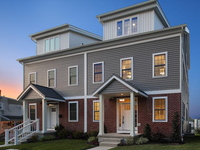 Alter Eco built this 3,156-square-foot custom home in Bridgeport, Pennsylvania, to the high performance criteria of the U.S. Department of Energy Zero Energy Ready Home (ZERH) program.