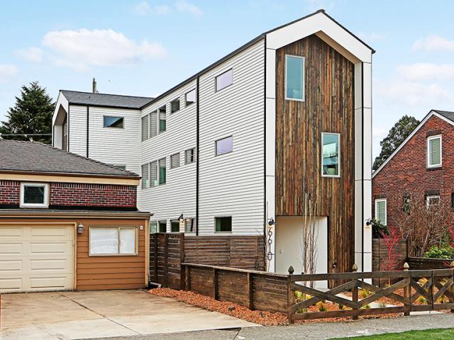 Dwell Development built this 2,854-square-foot custom home in Seattle, Washington, to the high performance criteria of the U.S. Department of Energy Zero Energy Ready Home (ZERH) program.