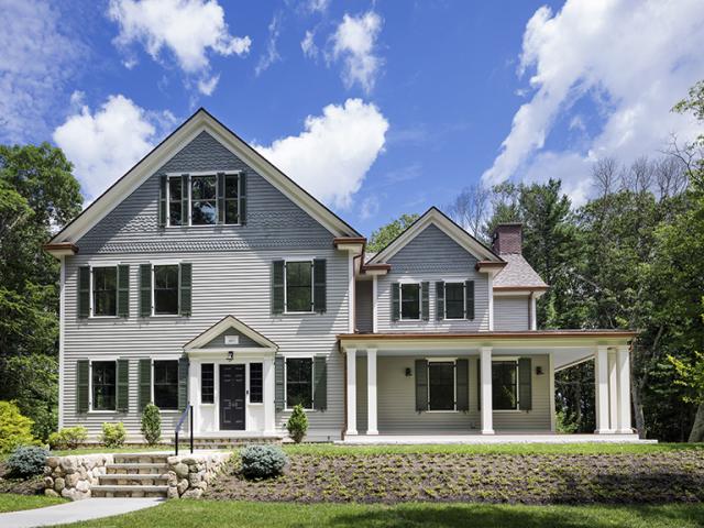 Green Phoenix Development built this 7,491-square-foot custom home in Weston, Massachusetts, to the high performance criteria of the U.S. Department of Energy Zero Energy Ready Home (ZERH) program.