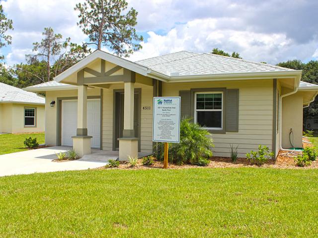 Habitat for Humanity South Sarasota County built this 1,464-square-foot custom home in North Port, Florida, to the high performance criteria of the U.S. Department of Energy Zero Energy Ready Home (ZERH) program.