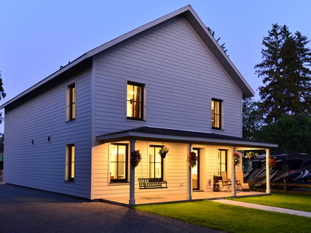 Simple Integrity built this 2,643-square-foot custom home in Cooperstown, New York, to the high performance criteria of the U.S. Department of Energy Zero Energy Ready Home (ZERH) program.