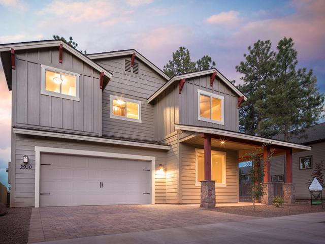 Overhangs and porches protect the composite wood siding while ice-and-water shield provides extra weather resistance at all ridges, valleys, and along the eaves under the 30-year asphalt shingles.