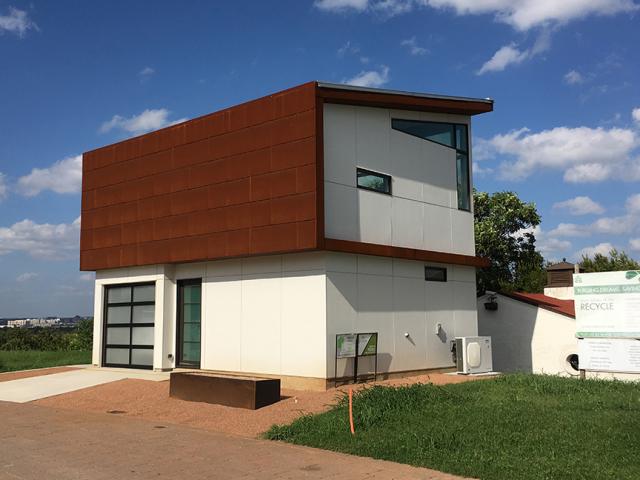 Ferrier Custom Homes built this 810-square-foot custom home in Fort Worth, Texas, to the high performance criteria of the U.S. Department of Energy Zero Energy Ready Home (ZERH) program.