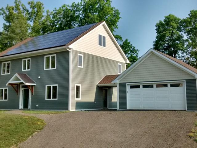 Greenhill Contracting built this 3,200-square-foot production home in New Paltz, New York, to the high performance criteria of the U.S. Department of Energy Zero Energy Ready Home (ZERH) program.