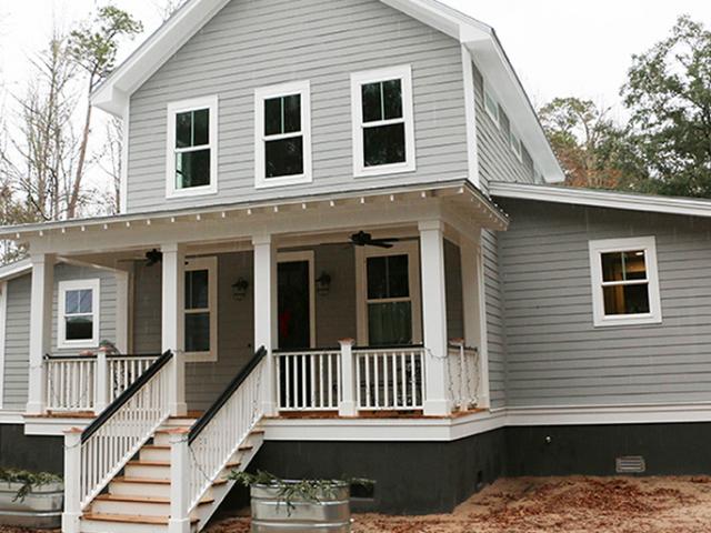 The home's ENERGY STAR rated windows have double-pane impact-resistant glass and are double hung to encourage cross ventilation.