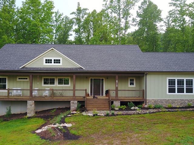 S.D. Jessup Construction built this 4,215-square-foot custom home in Tobaccoville, North Carolina, to the high performance criteria of the U.S. Department of Energy Zero Energy Ready Home (ZERH) program.