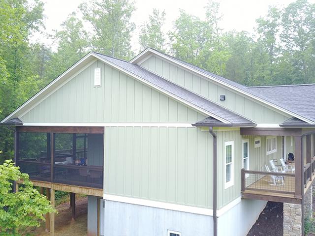 Even without solar panels, this efficient home achieves a Home Energy Rating System (HERS) score of 41, far below the 80 to 100 HERS score of typical new homes.