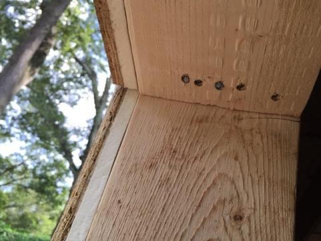 The coated OSB sheathing has an adhered layer of R-3 rigid insulation to provide thermal, air, and water protection in one installed layer.