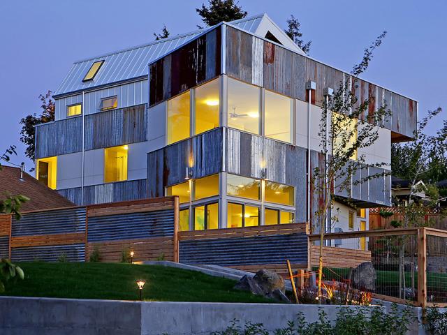 Dwell Development built this 3,140-square-foot home in Seattle, Washington, to the performance criteria of the U.S. Department of Energy Zero Energy Ready Home (ZERH) program.