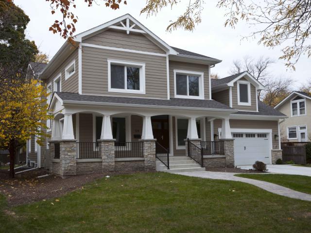 Evolutionary Home Builders built this 4,798-square-foot home in River Forest, Illinois, to the performance criteria of the U.S. Department of Energy Zero Energy Ready Home (ZERH) program.